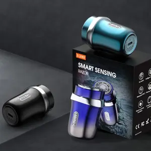 Men's Portable Rechargeable Waterproof Electric Shaver - 1-Box Multifunctional Wet & Dry Lightweight Personal Care Appliance for Smooth Daily Facial Grooming