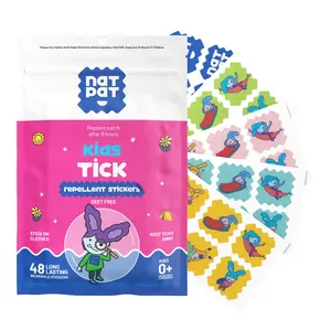 NATPAT Kids Tick Repellent Stickers - 100% Natural Ingredients