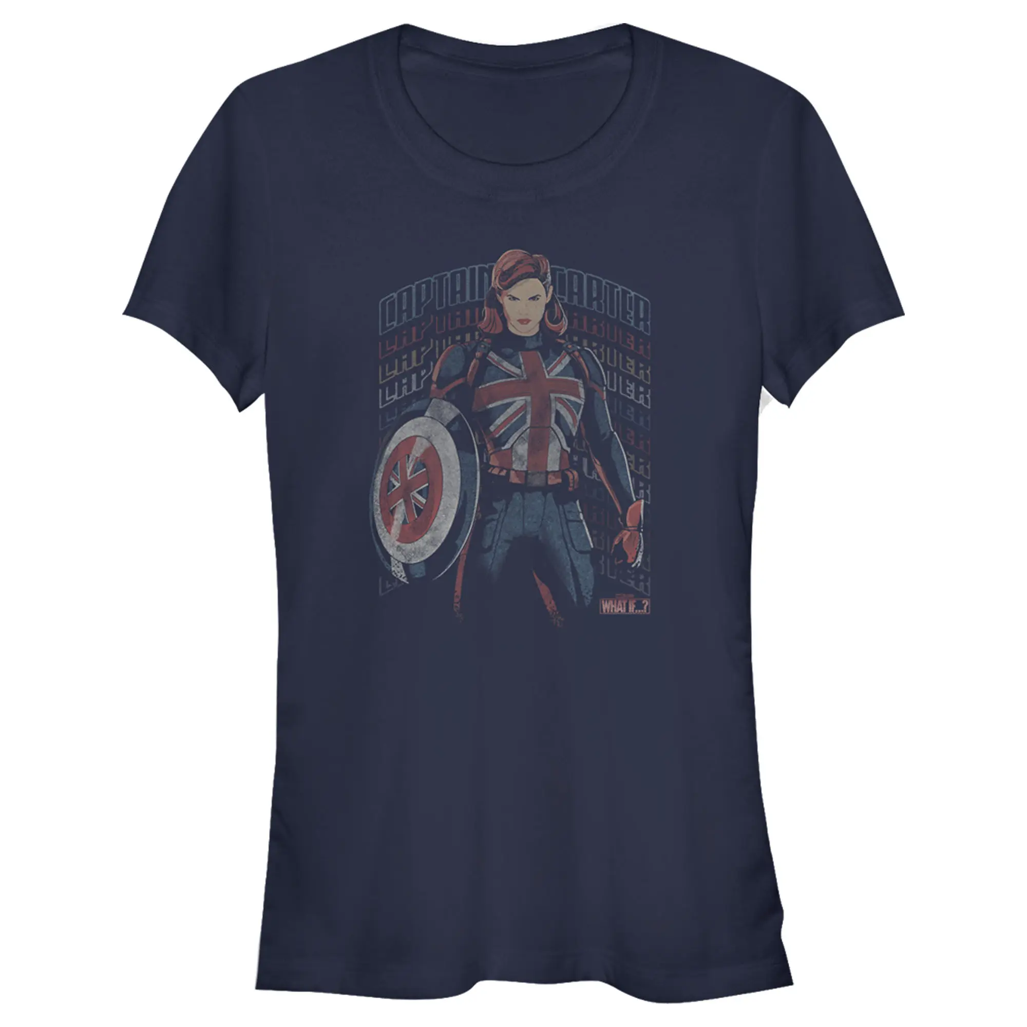 Juniors Womens Marvel What if…? Carter T-Shirt