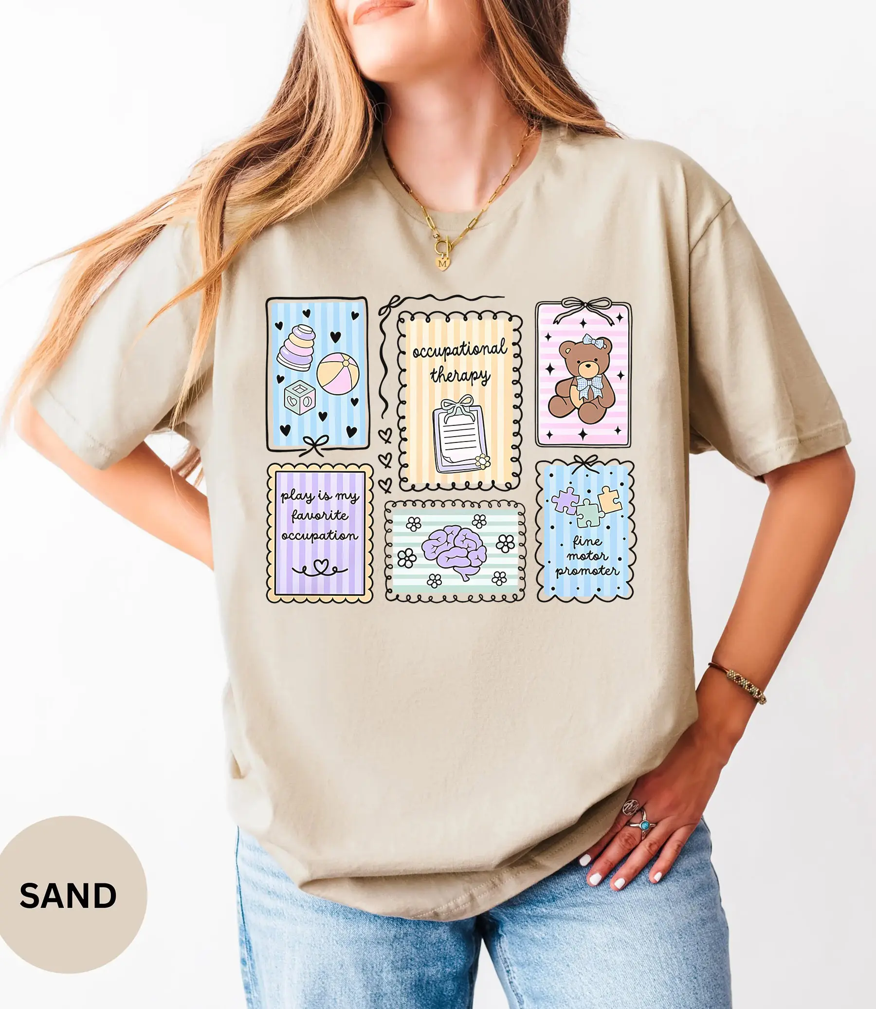 Occupational Therapy Coquette T-Shirt / Sweatshirt & Hoodie  • OT Stamp Work • Occupational Therapist Gifts • COTA OT Assistant • Peds Pediatric Ot Gift