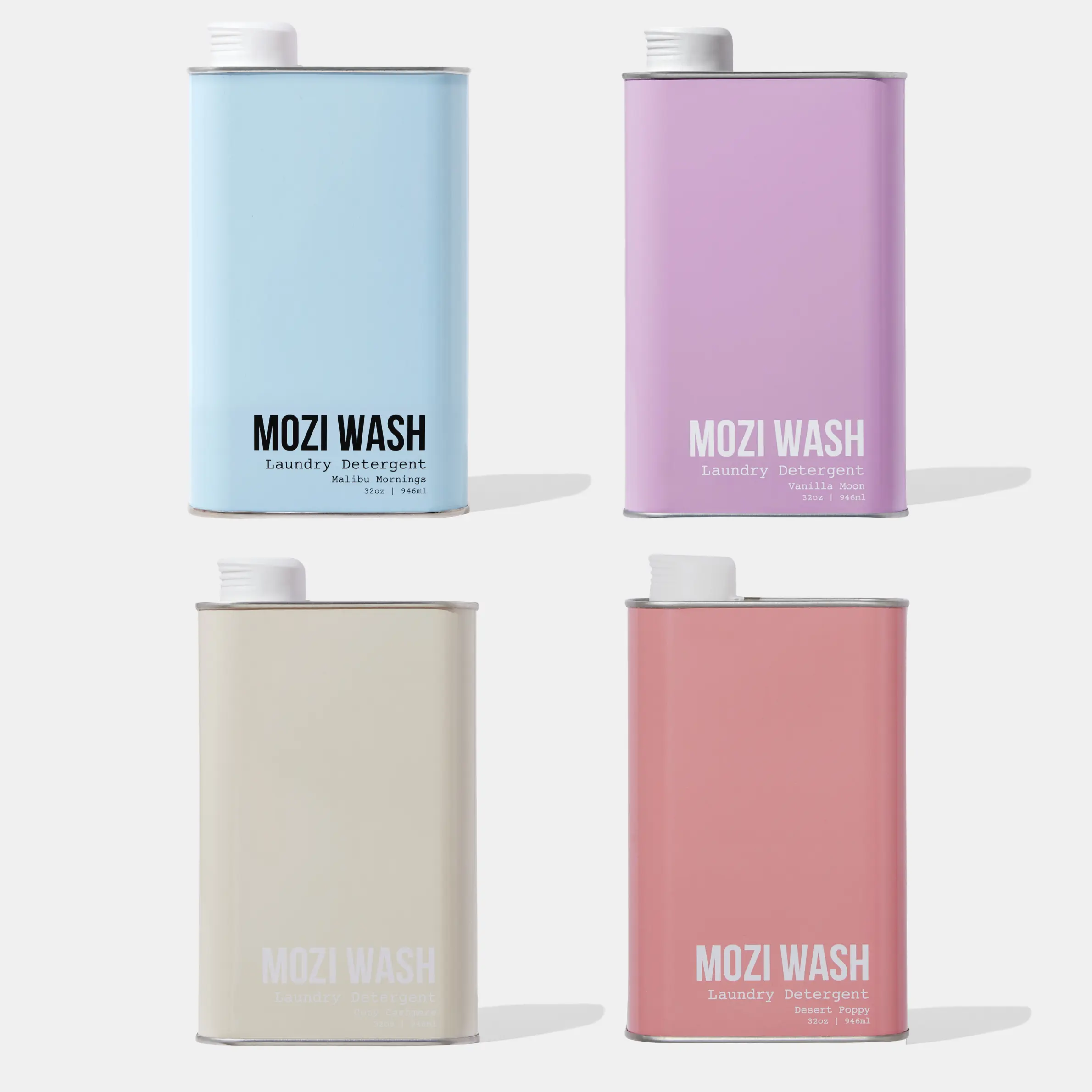 4 Pack Mozi Wash 32 oz Scented Liquid Laundry Detergent (200+ Loads Total) Cozy Cashmere Golden Hour 4 Pack Mozi Wash 32 oz Scented Liquid Laundry Detergent (200+ Loads Total) Cozy Cashmere Golden Hour