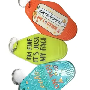 Motel keychain