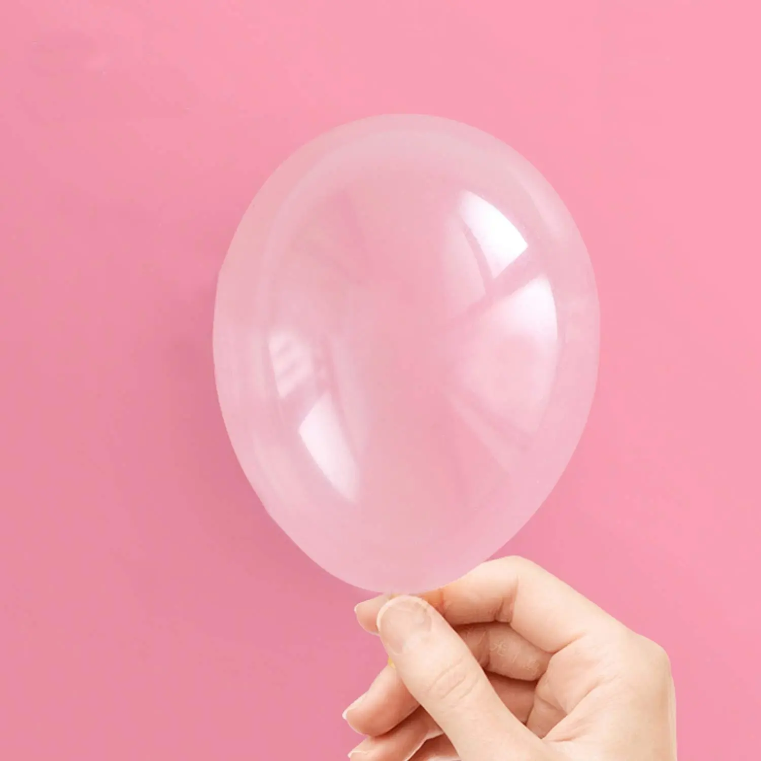 Transparent Balloons 5 Inch 100Pcs Latex Party Balloons Baby Shower Graduation Balloons Clear Birthday Wedding Bridal Shower Party Decoration