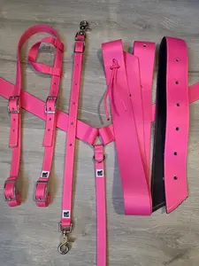 Solid pink tack set