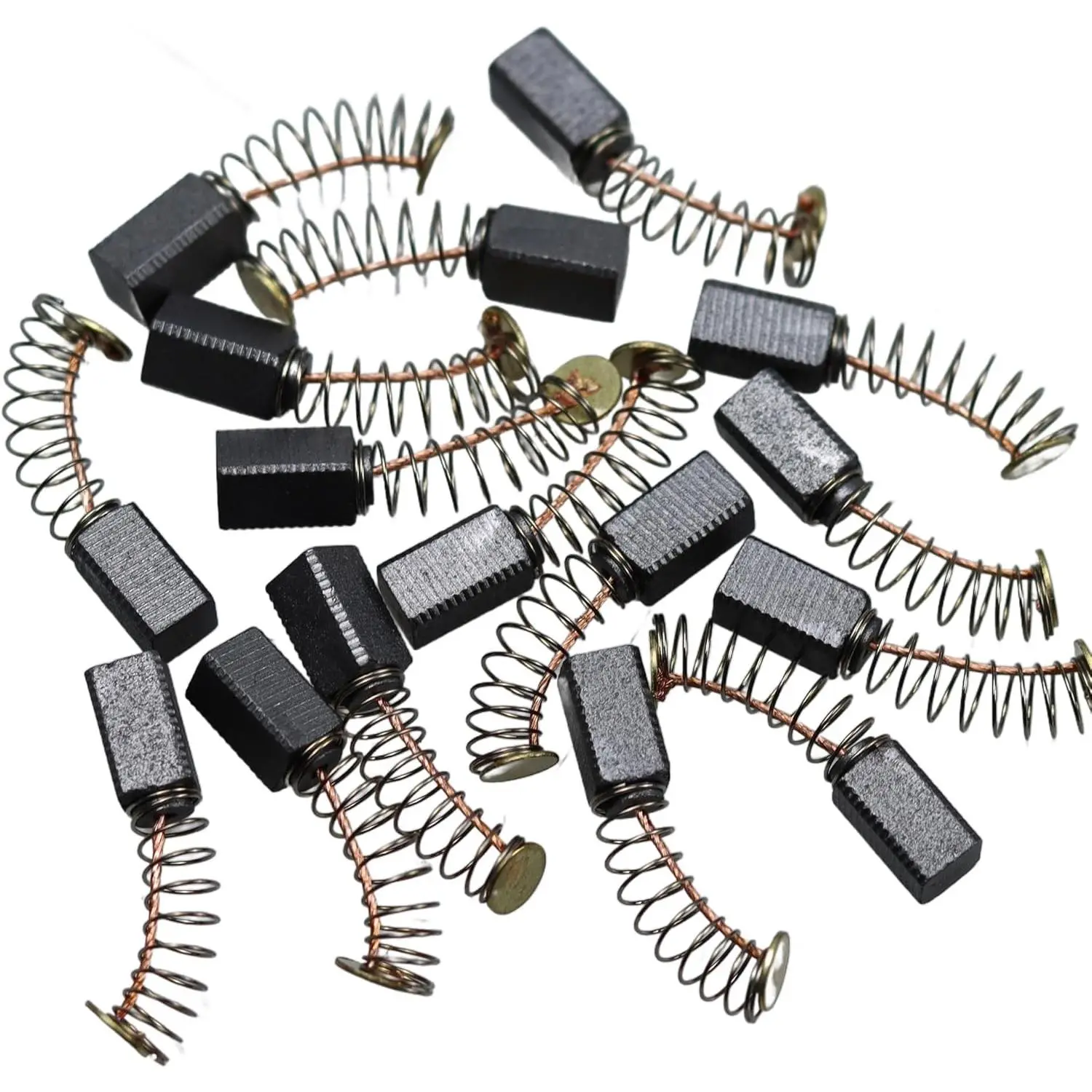 High-Carbon Motor Brushes, 10x5x5mm Replacement Parts for Drills, Saws, Grinders, Drill Repair