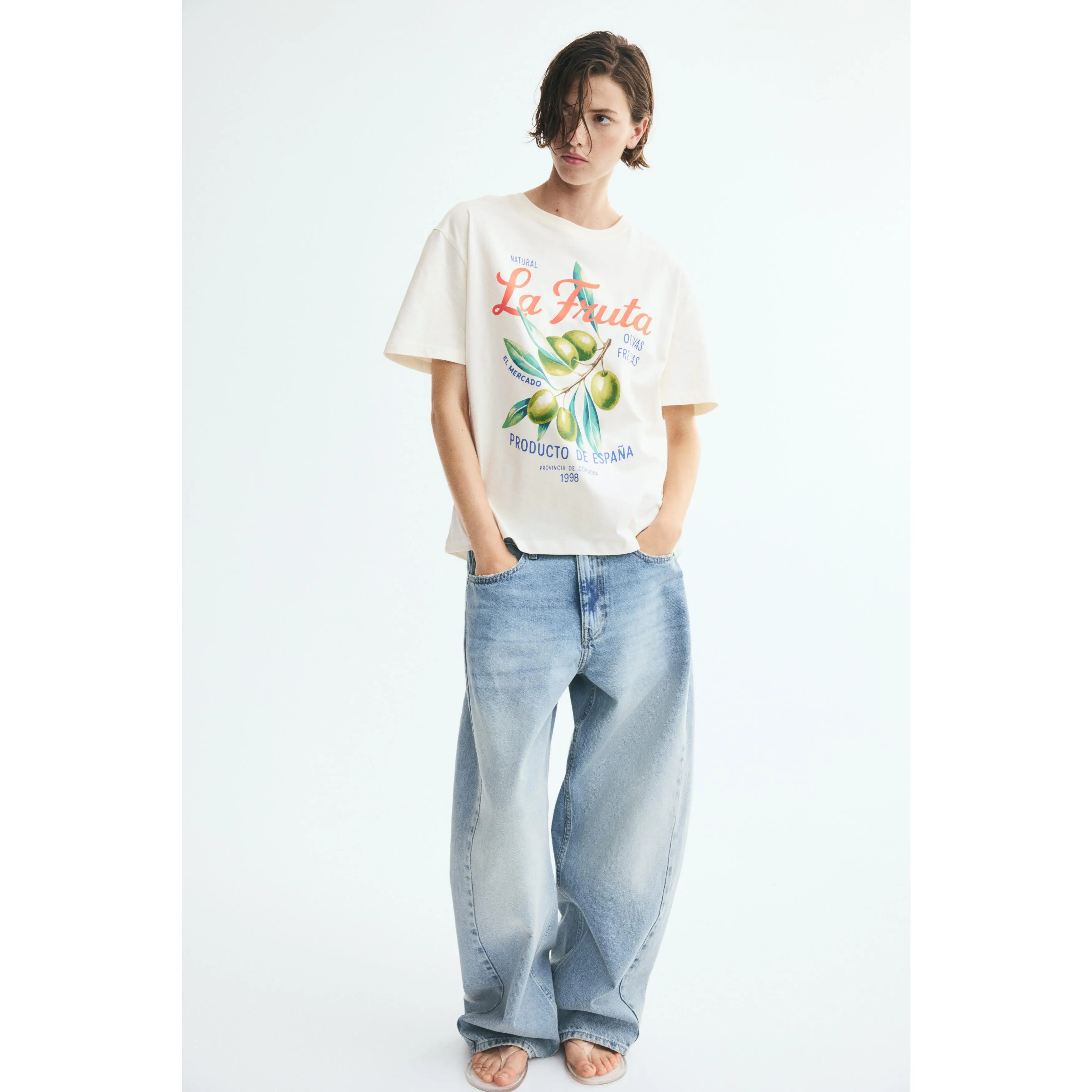 H&M Oversized printed T-shirt
