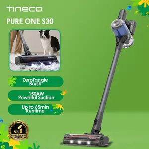 Tineco Pure ONE S30 Cordless Vacuum Cleaner, 150AW Powerful Suction, Zero Tangle Brush, Up to 65min Runtime, Stick Vacuum Cleaner for Pet Hair, Carpet & Hard Floor summerwins
