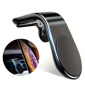 Magnetic Mobile Phone Holder, Car Mobile Phone Holder, On-Trend Magnet Holder, Car Navigation Magnetic Clip Holder, Cell Phone Car Mount, Car Cellphone Mount