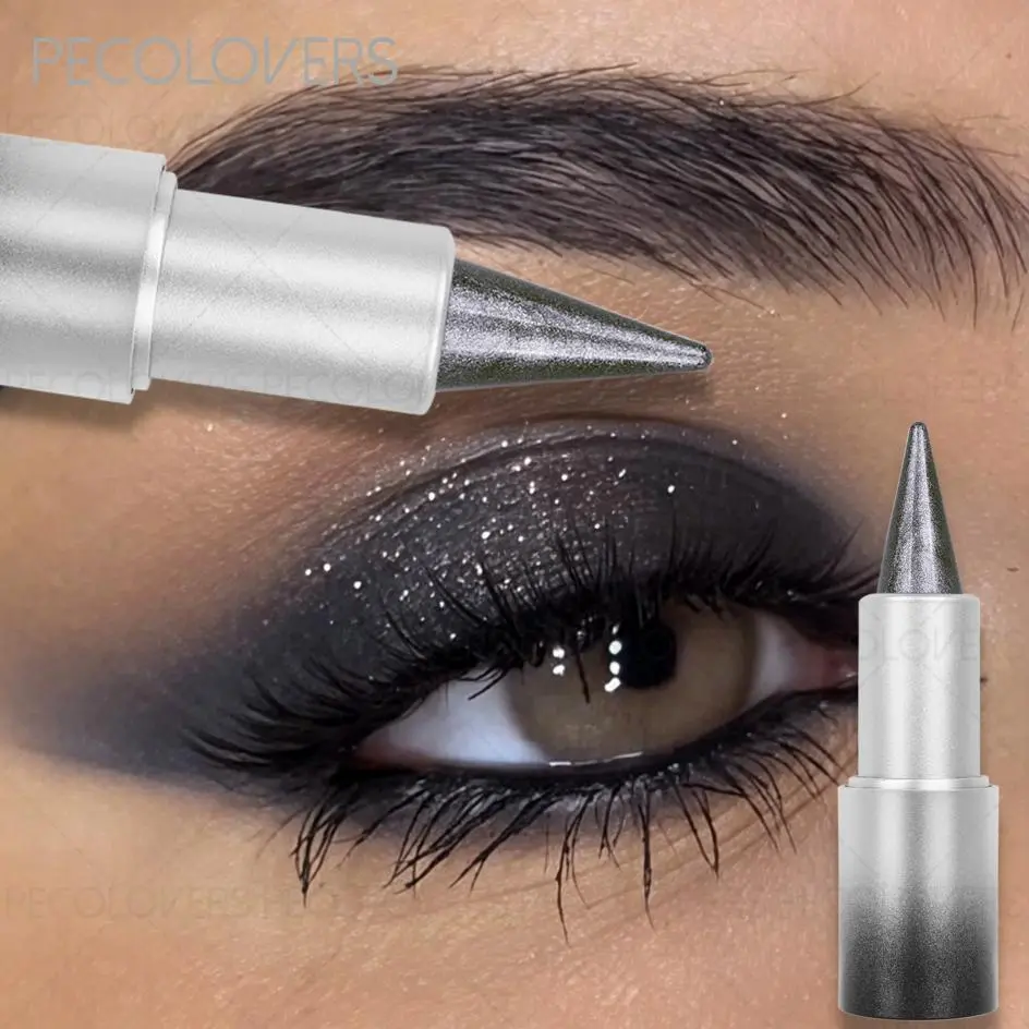 1pc Shimmering Highlighter Pens，Highlight White Eye Shadow Stick, Natural Contour Pen