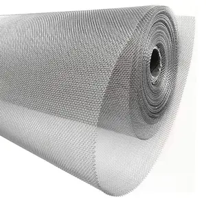 Woven Wire Mesh Stainless Steel Mesh Screen 15.7" x 78.7" Wire Mesh Window Screen Roll for Vent Cage Garden 40 Mesh