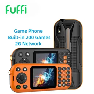 Fuffi Gaming Phone 2.8 Inch Screen, 200 Classic Games, 2G Network, Dual Sim Card Slots, 2500mah Battery, Ultra Bright Flashlight, Multi-Functional Game Phone