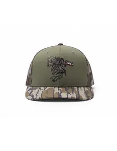 Roosted Gobbler Bottomland Olive Snapback Hat
