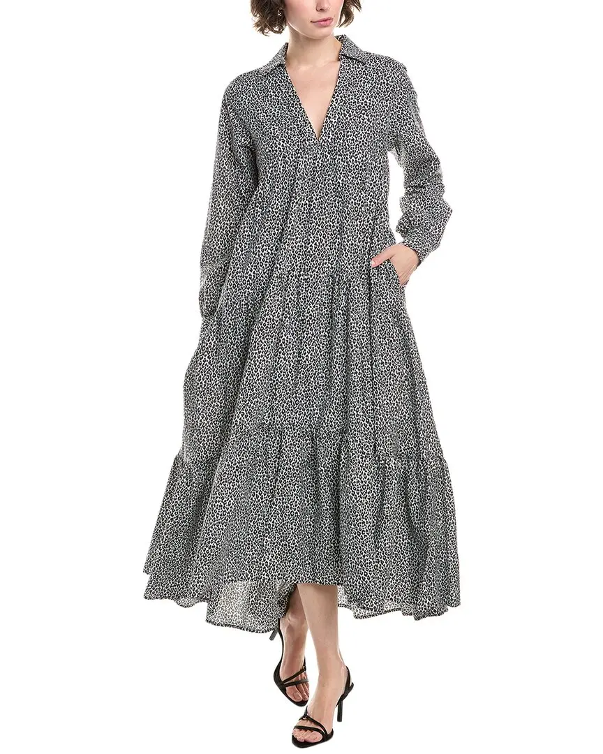 MICHAEL Michael Kors Pop Cheetah Silk-Blend Maxi Dress