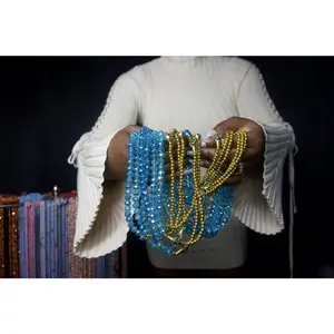 Aquatic Elegance elastic string waist beads
