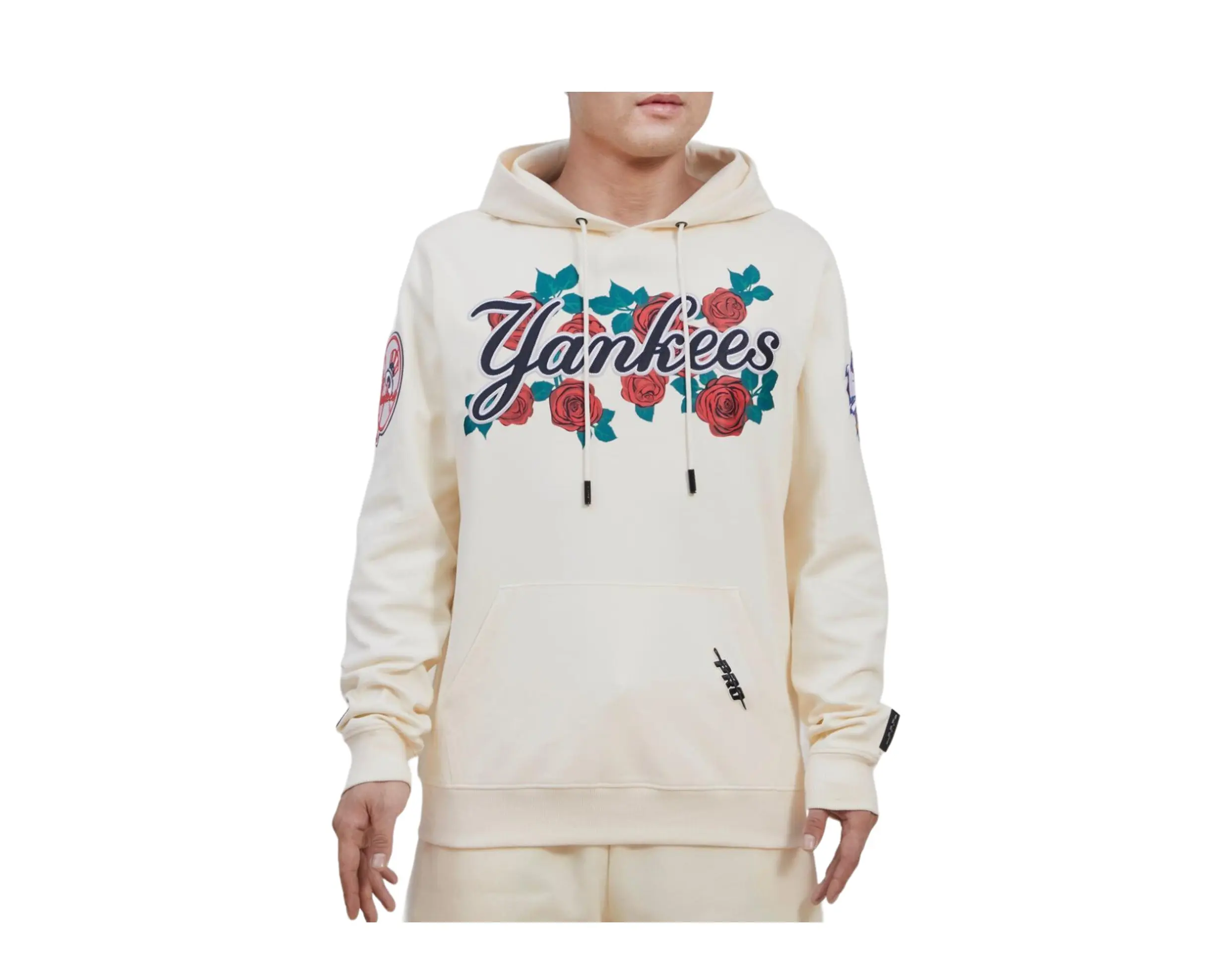 Pro Standard New York Yankees Roses Hoodie in Eggshell | Pullover