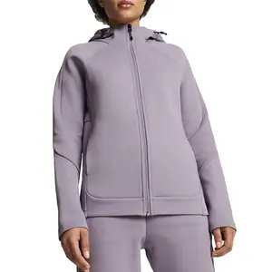 PUMA Womens Evostripe Hoodie Athletic Outerwear Casual - Purple