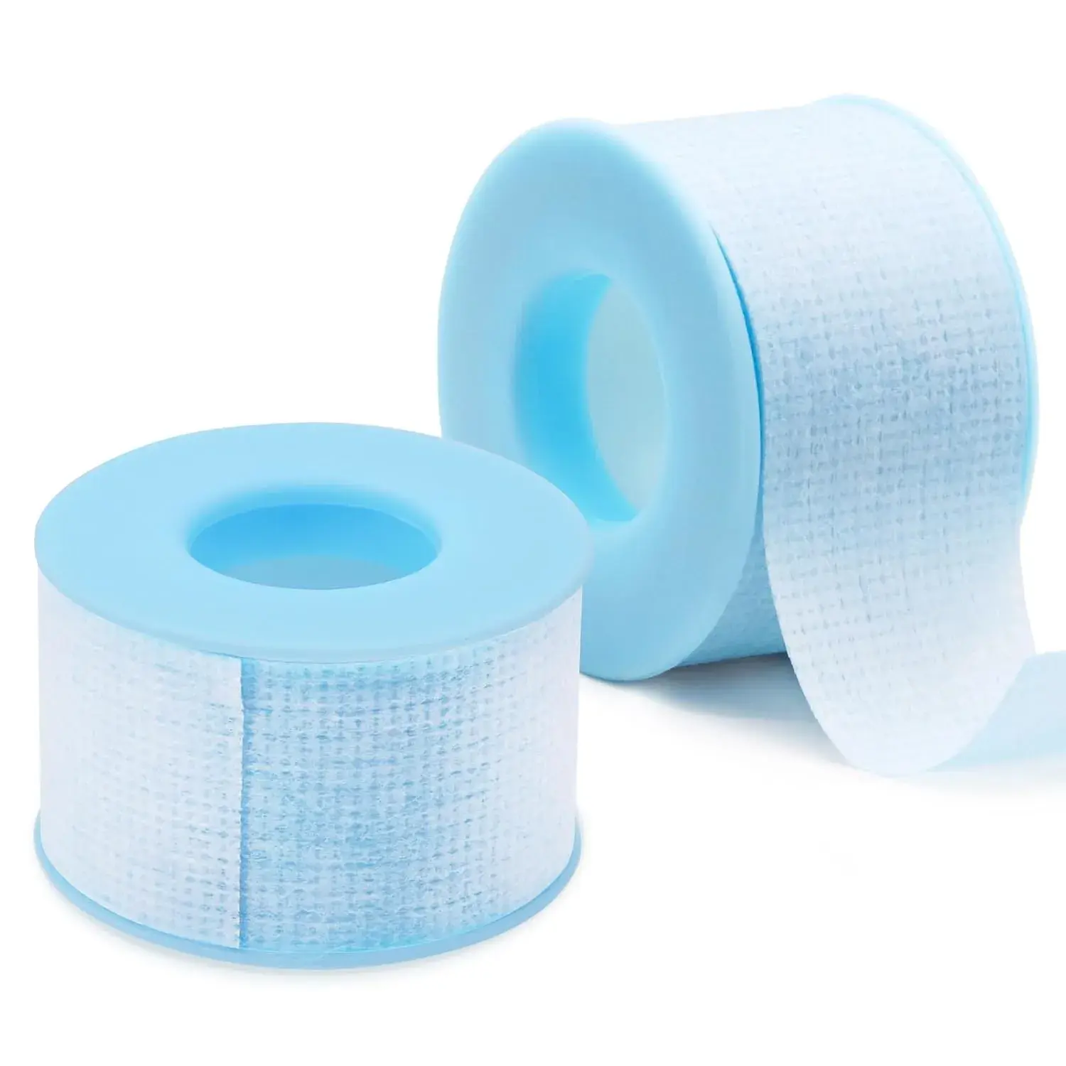 Lash Tape for Eyelash Extensions Blue Eyelash Tape for Extensions Silicone Gel Easy Tear Breathable  Microporous Eyelash Extension Tape