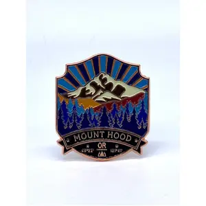 Mount Hood Enamel Magnet Decor
