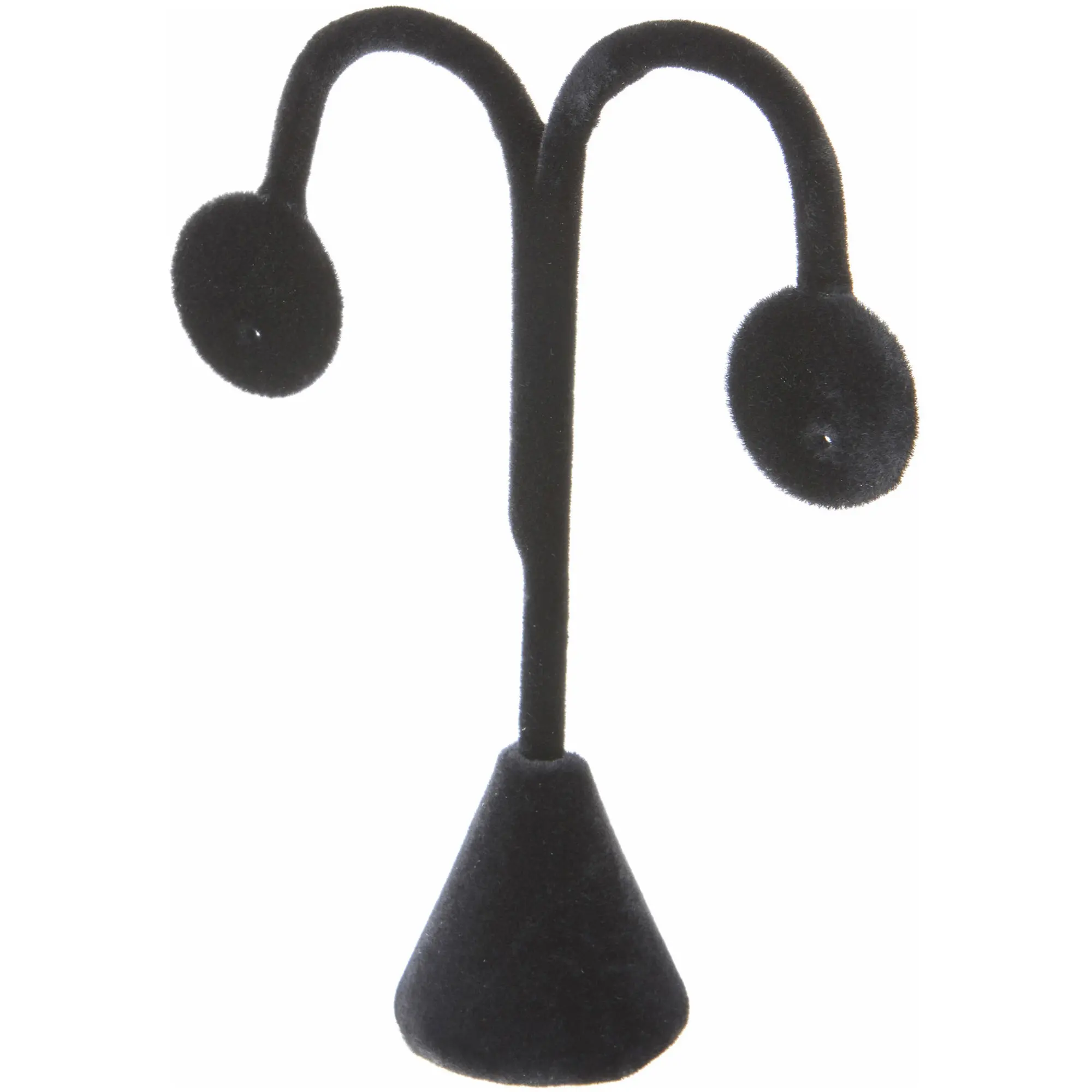 Plymor Lamp Style, Single Pair Earring Display Stand, 3.75" W x 1.25" D x 4.75" H