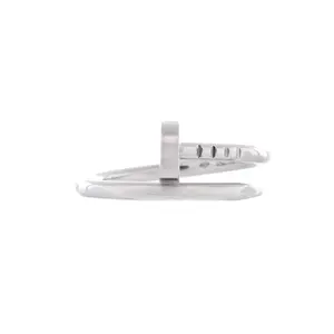 Pre-owned Cartier Juste un Clou Ring 18K White Gold Small by Rebag