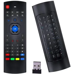 Air Mouse Remote MX3 Pro, 2.4G Wireless Mini Keyboard, Universal Remote Control with IR Learning for Android TV Box, Smart TV, Projector, Raspberry Pi