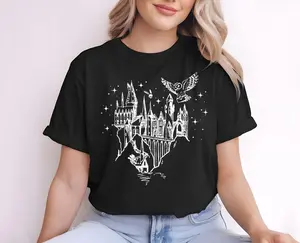 Wizard Castle Shirt Magical Castle Shirt Wizard School Tee Magic Shirt for Wizard Lovers Fantasy Shirt Magical Apparel