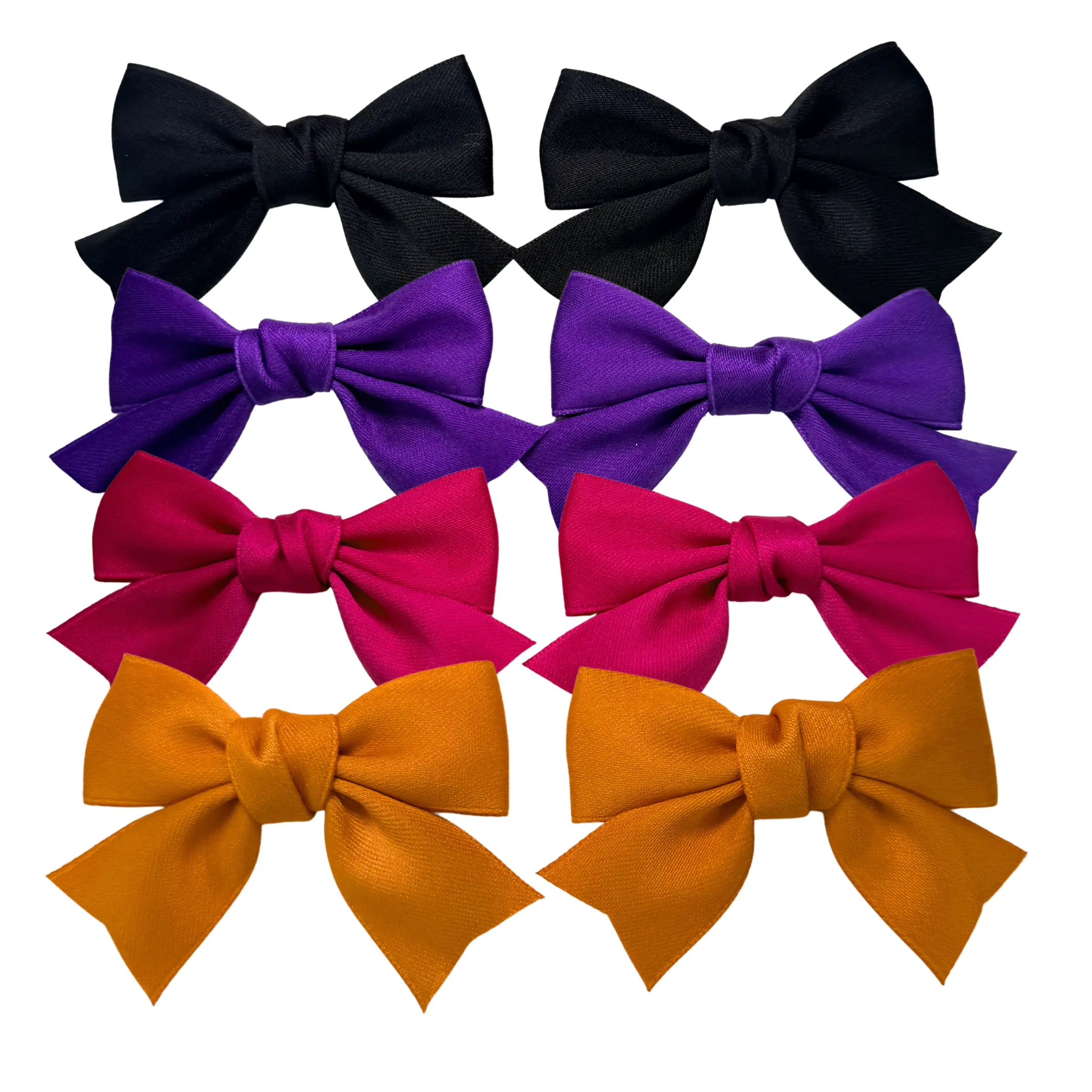 Halloween Coquette Double Bows For Pets - Halloween Headbands For Dogs - Pet Hair Accessories