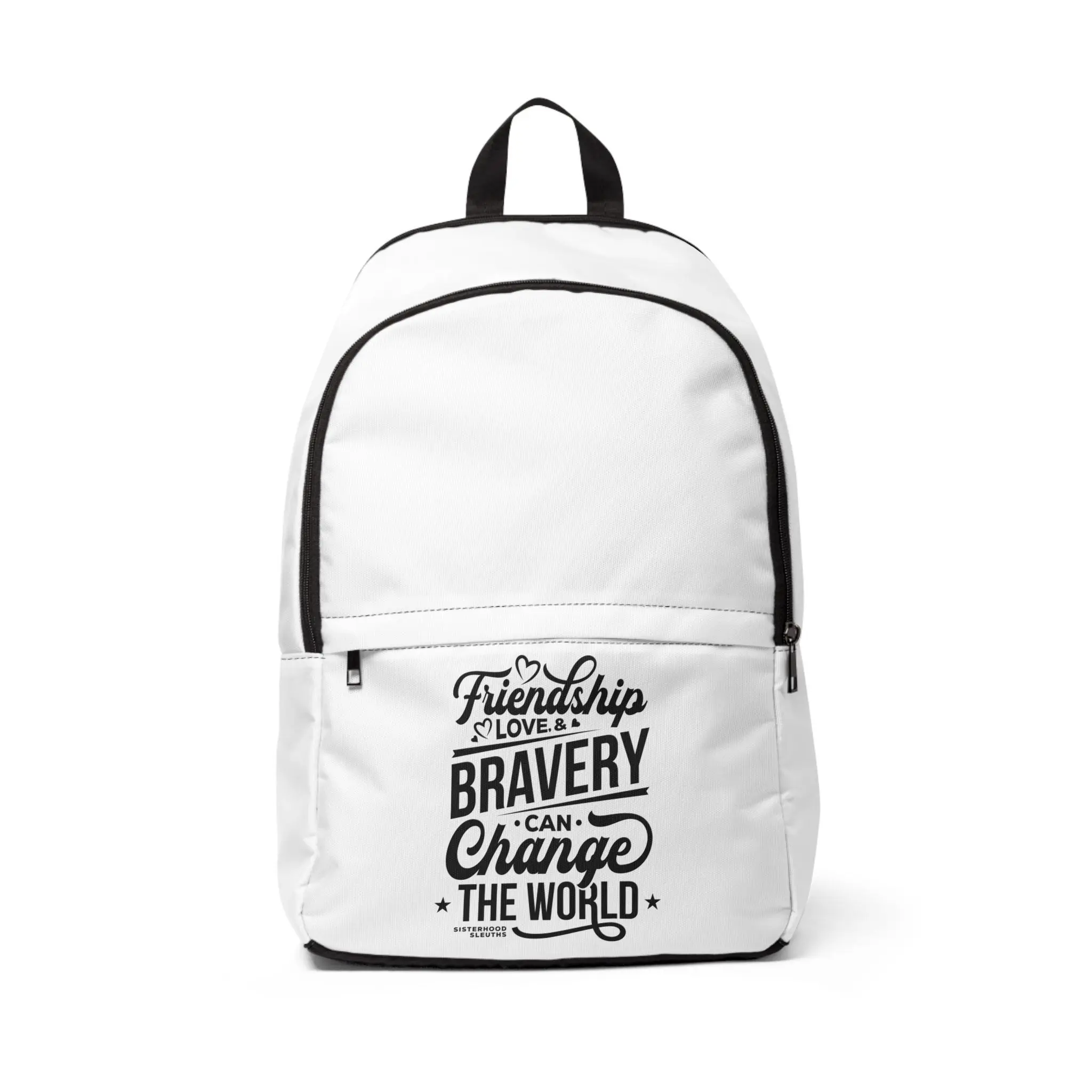 Friendship Love & Bravery Can Change The World - Backpack