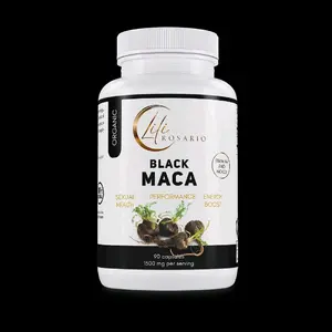 LILI ROSARIO ORGANIC BLACK MACA | 1500 MG | 90 CAPSULES | HERBAL SUPPLEMENT