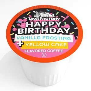 Java Factory Coffee Happy Birthday Flavored Coffee Pods Java Factory Coffee Happy Birthday Flavored Coffee Pods