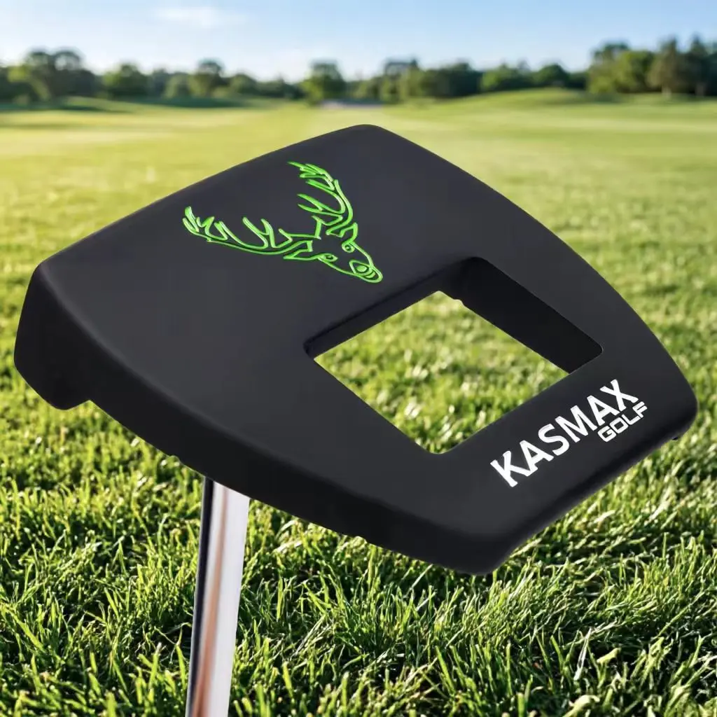 KASMAX Golf   golf clubs  Putter, Men's Mallet Putter with Oversized Grip, 34"/35" Length, 3° Loft, High MOI Design for Stability, Right Hand Golf Club with Head Cover