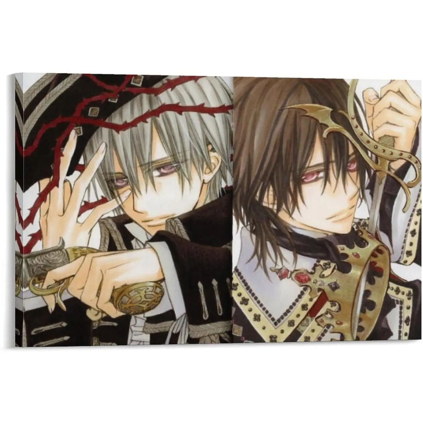 Vampire Knight Japanese Aesthetic Anime Art Poster Kaname Sama 1 Wall Art Poster Bedroom Prints Home Decor Hanging Picture Canvas Painting Posters
