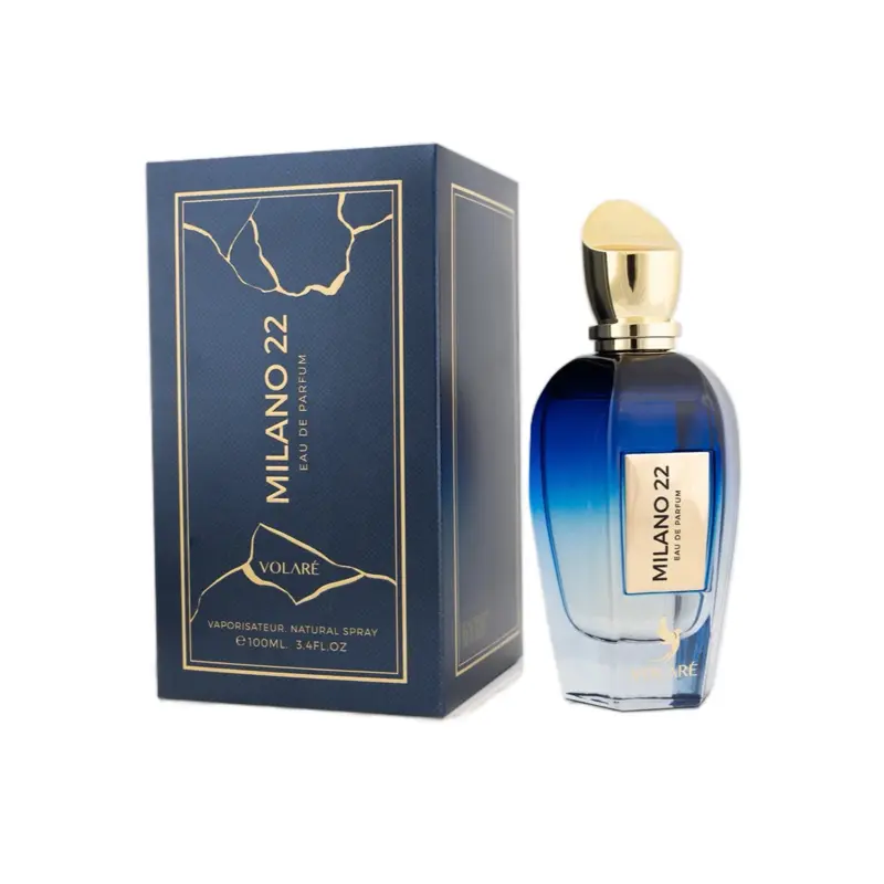 Volare Milano 22 Eau de Parfum 100ml for Women and Men - Versatile Unisex Fragrance with Balanced Scent for Everyday Wear