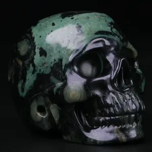 2.0 " Kambaba Jasper Carved Crystal Skull,Super Realistic, Crystal Healing
