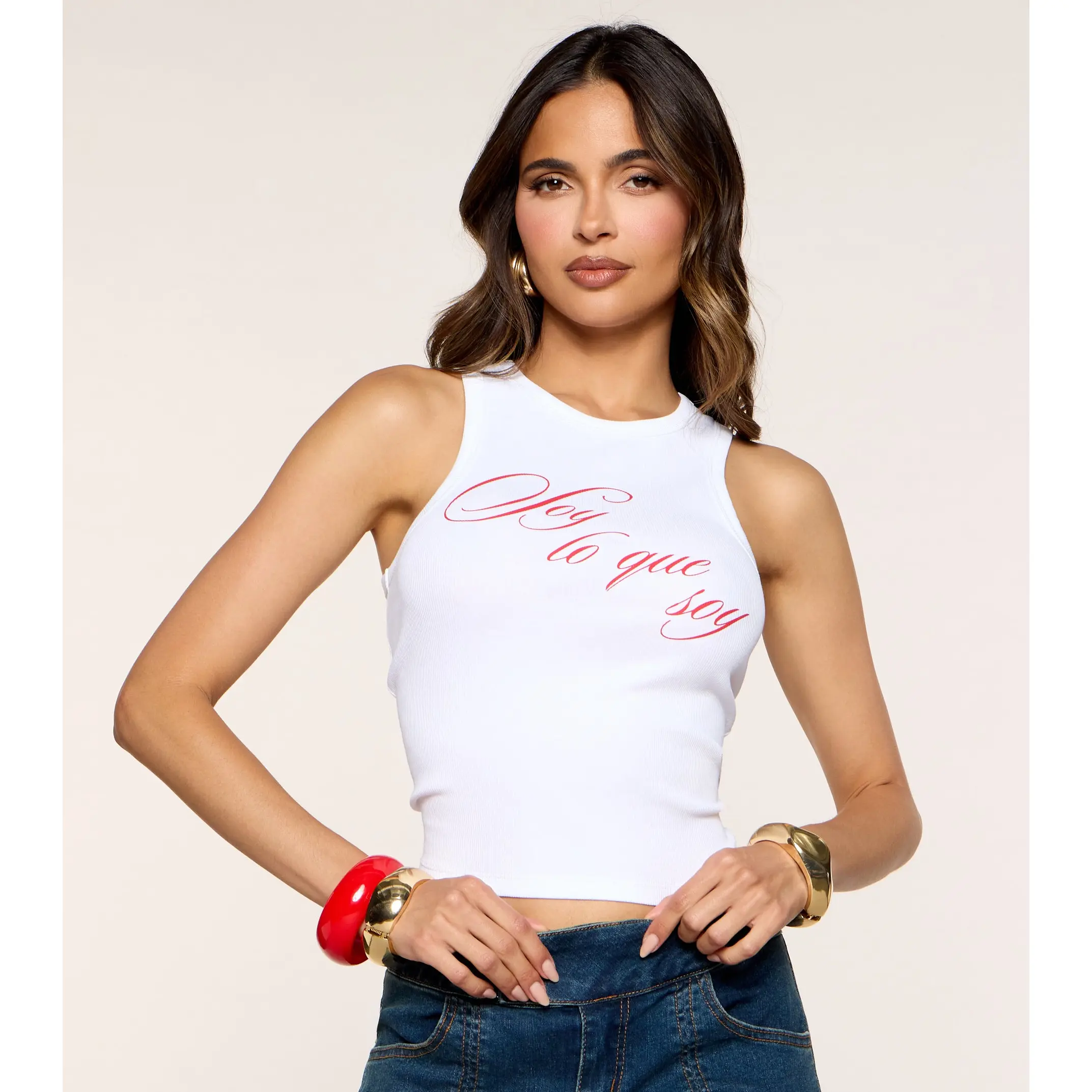 Soy Lo Que Soy Graphic Tank Top