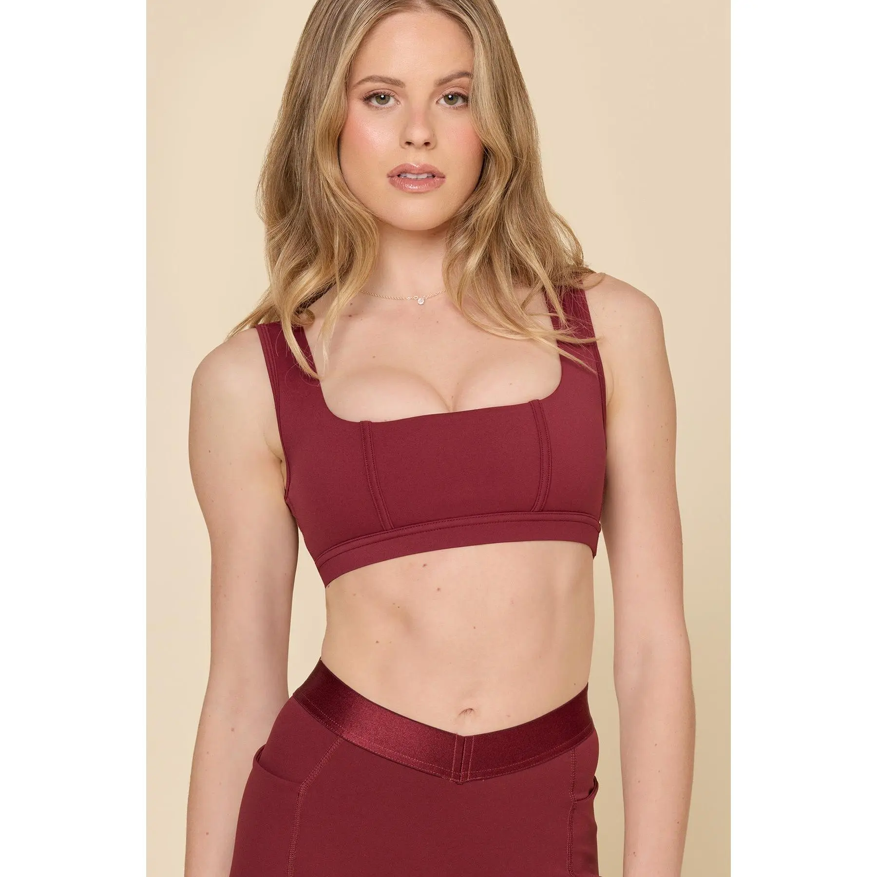 Corset Bra - Crimson