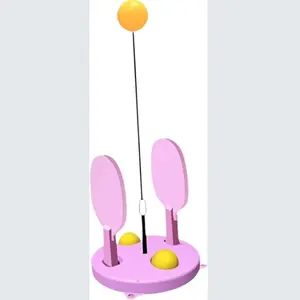 Ping Pong Balls & Paddles Set, Table Tennis Training Kit for Kids and Adults, Indoor Outdoor Ping Pong Game with Elastic Soft Shaft Equipment