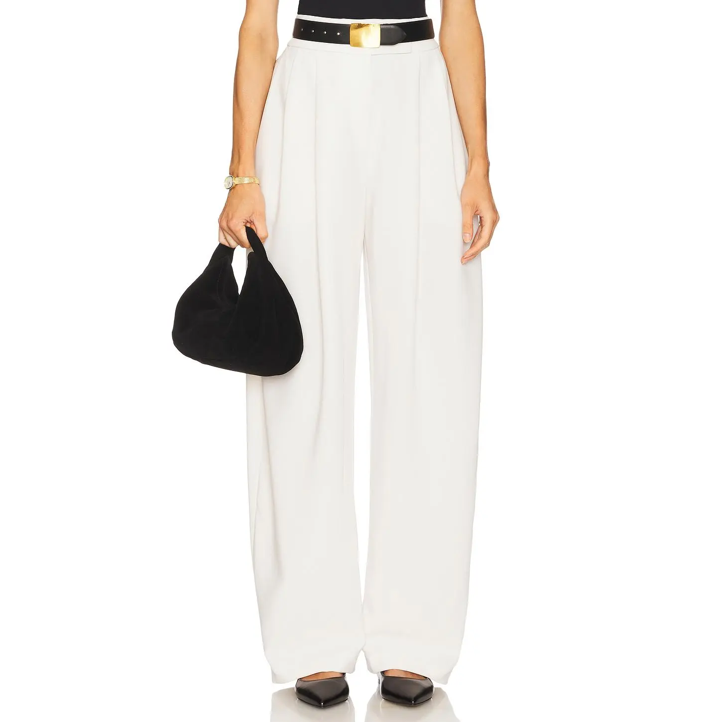 Camila Coelho Reese Pant in Bone