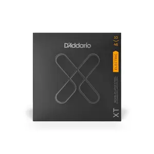 D'Addario XT Nickel Coated Electric Guitar Strings 10-46 Regular Light