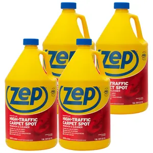 Zep High Traffic Carpet Cleaner - 1 Gallon  ZUHTC128 - Penetrating Formula Removes Deep Stains. Make High-Traffic Areas Look New Again