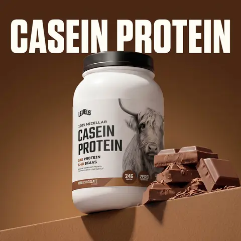 Levels Casein Protein, 100% Micellar, No Artificials, 24G of Protein