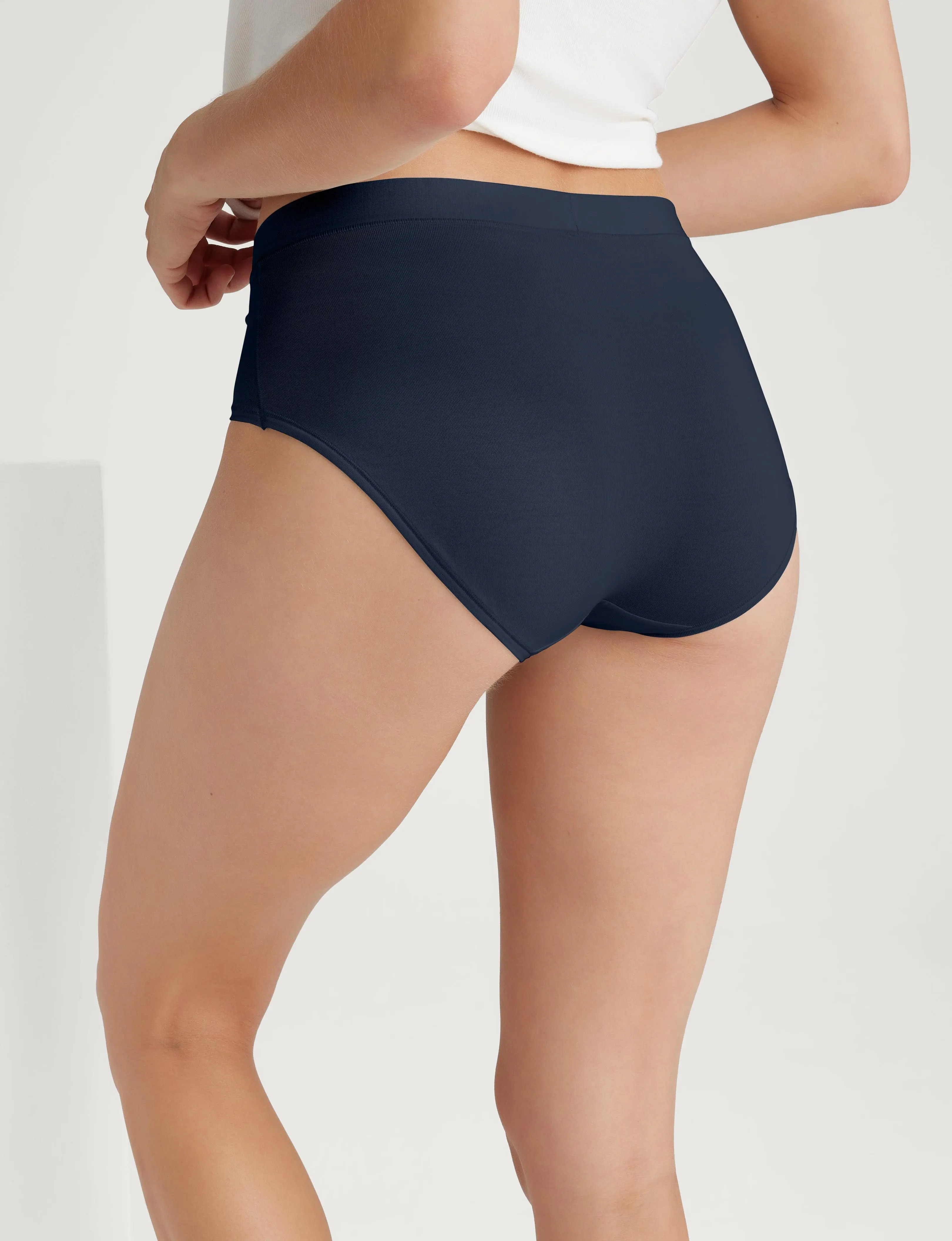 Tommy John Women’s High Rise Cotton Brief | Breathable Moisture-Wicking Underwear | Full Coverage, No Ride-Up, Tagless Comfort Tommy John Women’s High Rise Cotton Brief | Breathable Moisture-Wicking Underwear | Full Coverage, No Ride-Up, Tagless Comfort