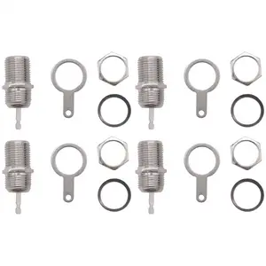 20 Pcs F Type Panel Mounted Socket Female Jack Solder Connector Adapter