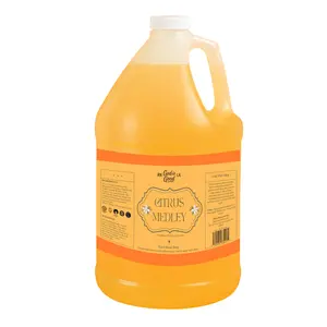 CITRUS MEDLEY Thick Hand Soap with Organic Ingredients – 1 Gallon Refill (128 fl oz / 3.78 L). Castile liquid soap with aloe vera & organic essential oils. Natural, moisturizing, made in USA.