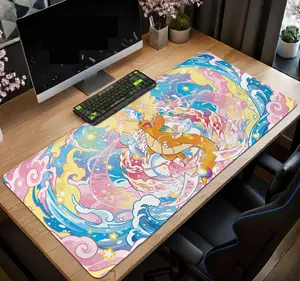 PKM Dragoniitte Deskmat Acotar Mouse Pad Cozy Gaming Desk Mat Anime Setup Mat
