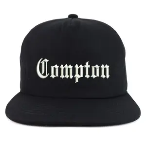 Trendy Apparel Shop Compton City Old English Unstructured 5 Panel Flatbill Cap