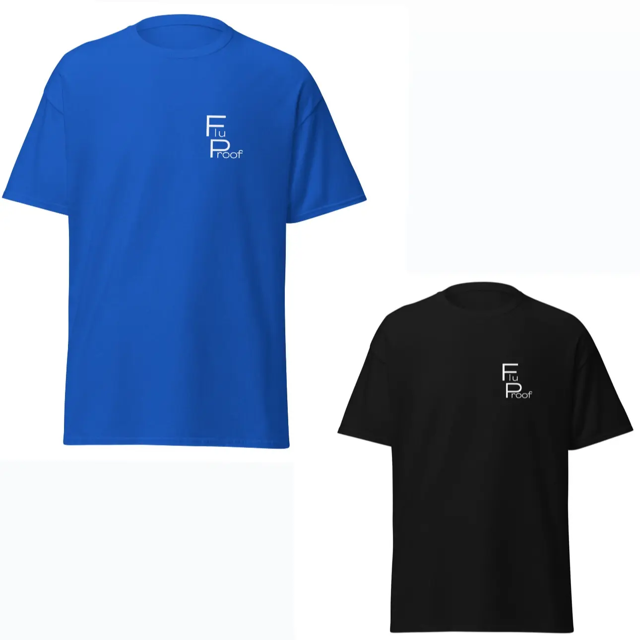 FluProof T-Shirt (blue, black)
