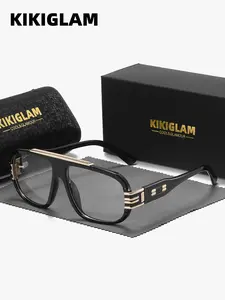 KIKIGLAM 1 Pair Unisex Exquisite Craftsmanship Full Frame Plano Glasses Subtle Style Frog Frame Plano Glasses