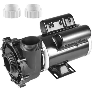 VEVOR 2 Speed SPA Pump, 48-Frame, AC 110-120V Hot Tub SPA Pump, 1.5 HP/ 150 GPM/ 42.65 ft High Speed or 0.46 HP/ 70 GPM/ 9.18 ft Low Speed, 2'' Port 90 Rotational Interface for Hot TubVEVOR Super Brand Day
