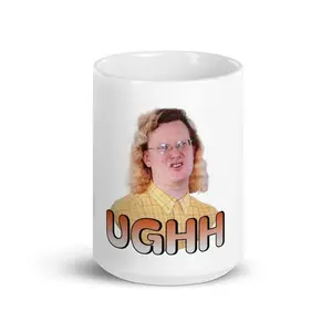 ugh james from love on the spectrum mug, coffee mug, gift idea,11 oz & 15 oz UGHH Mug Love on the Spectrum James Funny Ceramic Reality Tv Coffee Mug , Friend, Birthday Gift